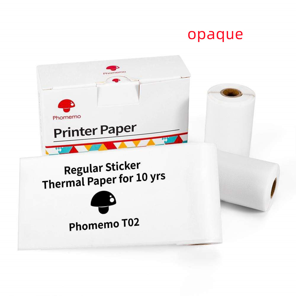 Portable Pocket Thermal Printer White Paper Rolls