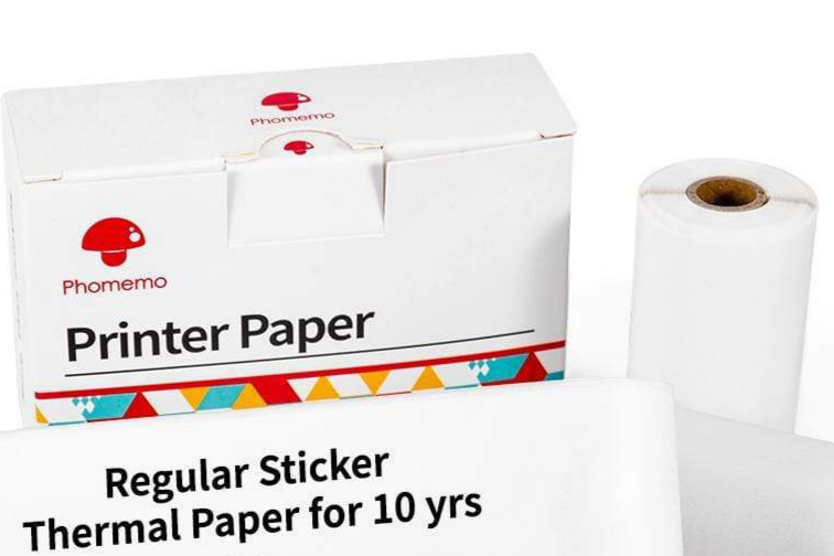 Portable Pocket Thermal Printer White Paper Rolls