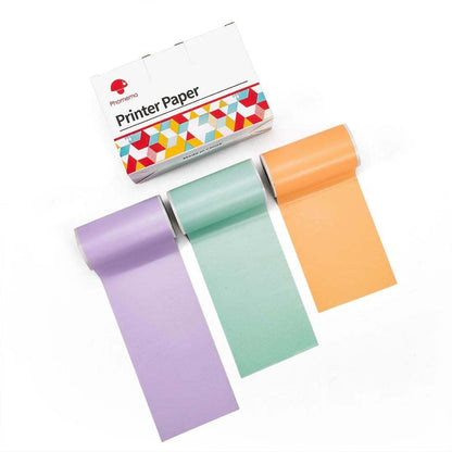 Portable Pocket Thermal Printer Colored Paper Rolls